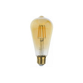 Optonica Led Bulb ST64 4W E27 400LM 2500K with Golden Glass and Filament